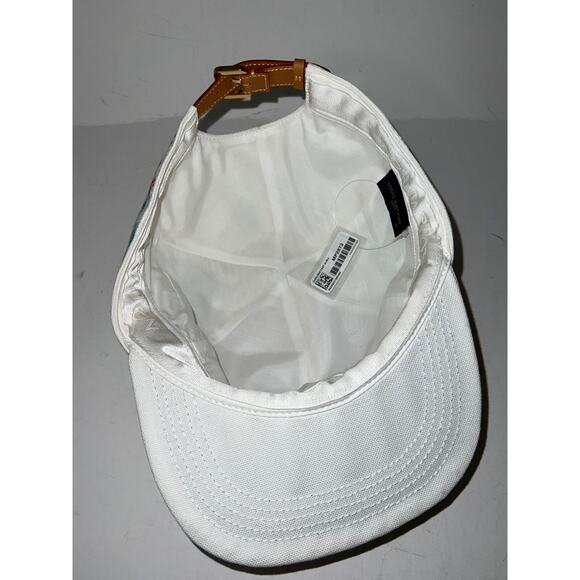 Louis Vuitton Monogram Pastel Multicolor White LV Logo Sun Cap Baseball Hat 58cm - Picture 7 of 8
